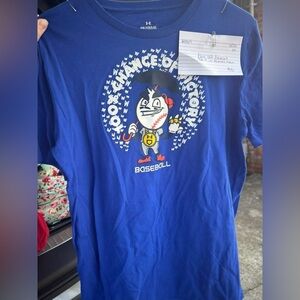 Boys Blue Baseball Under Armour T-Shirt